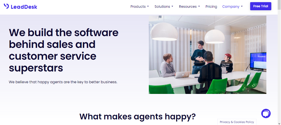 LeadDesk best customer service software platforms
