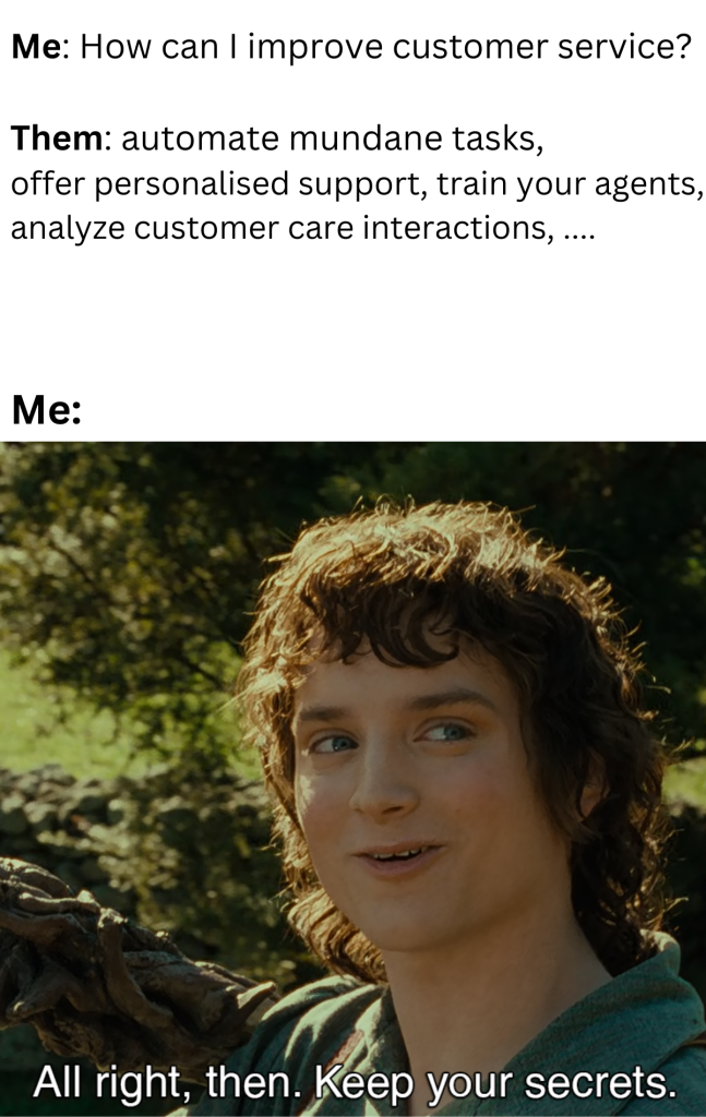 customer service meme